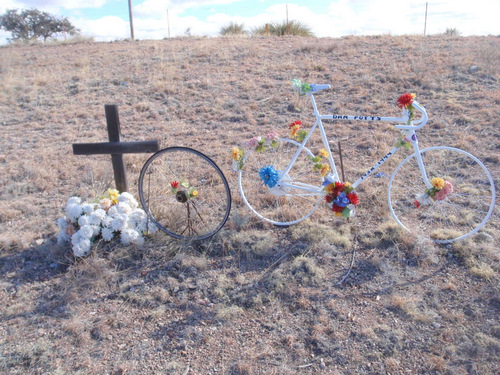 Ghost Bike: Dan Potts, 1938-1999.